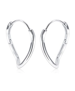 Silver Hoop Earring HO-2620
